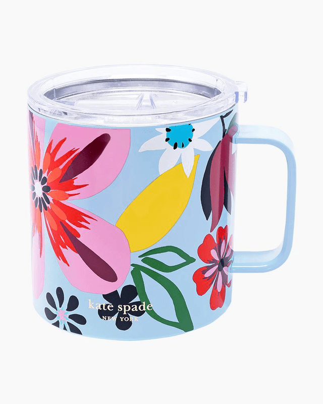 Safari Floral Stainless Steel Coffee Mug