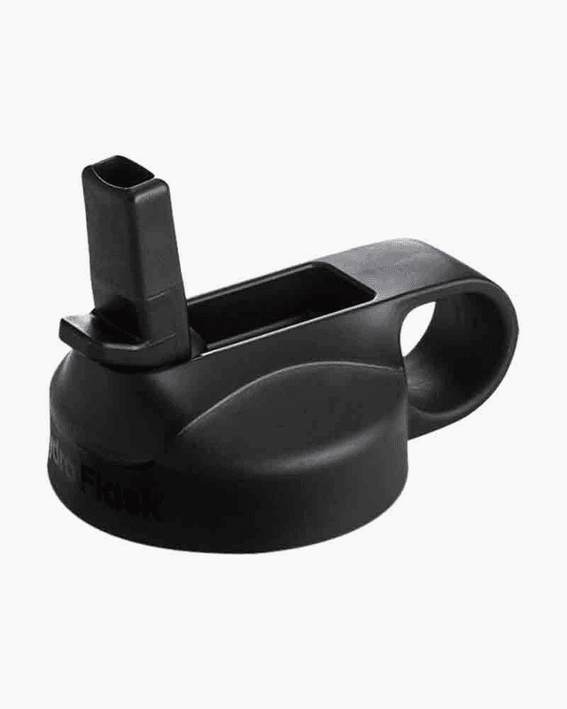 Wide Mouth Straw Lid in Black