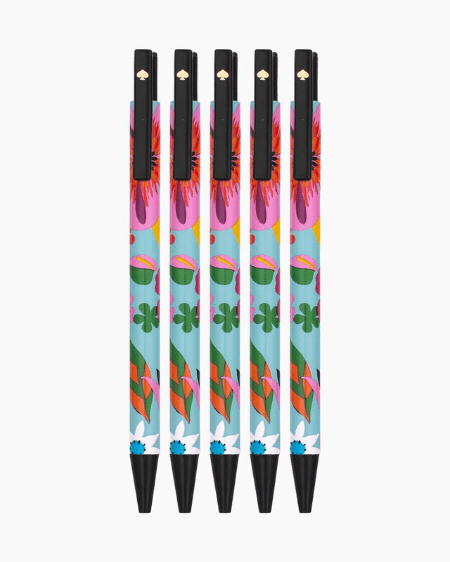 Safari Floral Click Pen Set