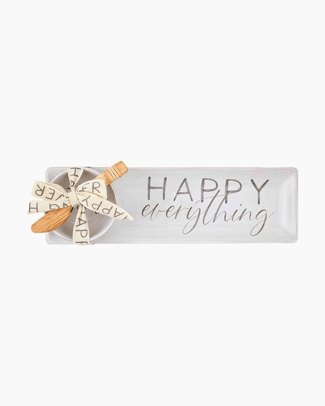 Happy Everything Serving Tray and Dip Set