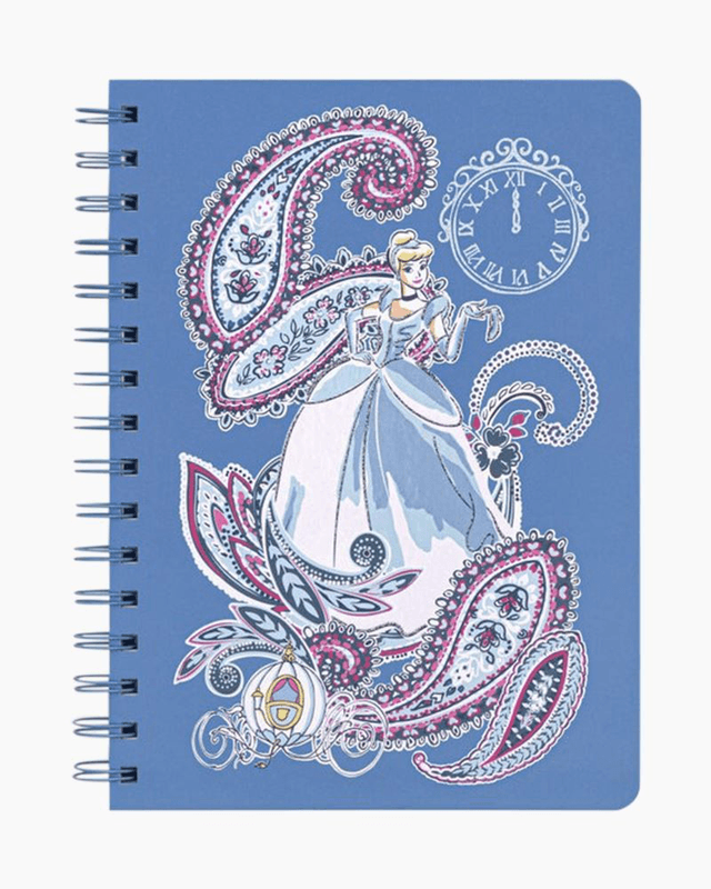 Disney Mini Notebook with Pocket in Cinderella Paisley