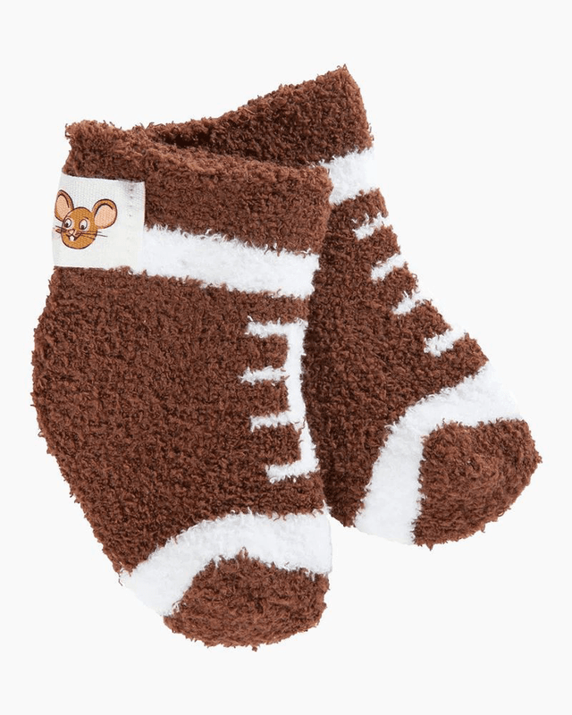 Snug Infant Cozy Crew Socks in Football