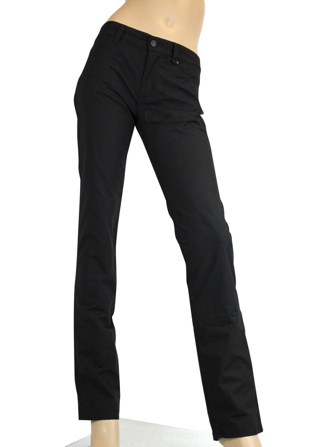 Bottega Veneta Women's Black Cotton Flax Casual Pants (44)