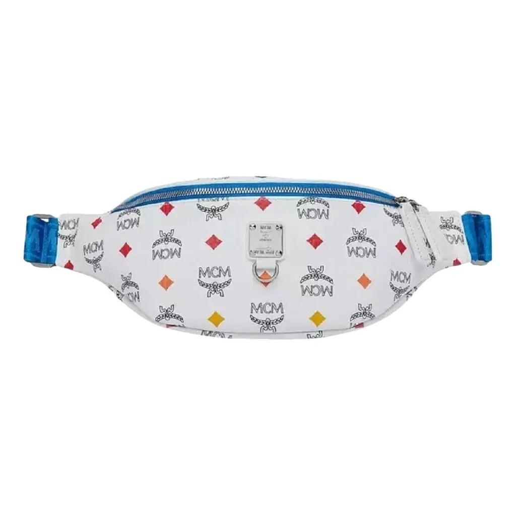 MCM White Spectrum Stark Skyoptic Visetos Belt Bag