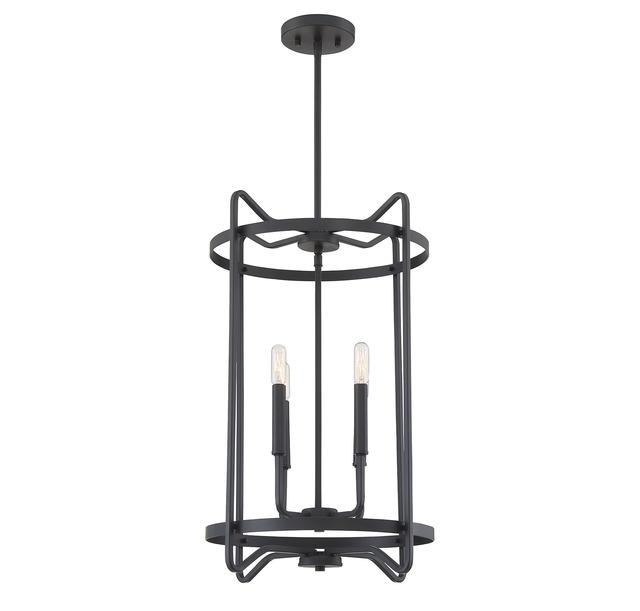 Savoy House Kent 4-Light Foyer Light in Matte Black - 3-4901-4-89