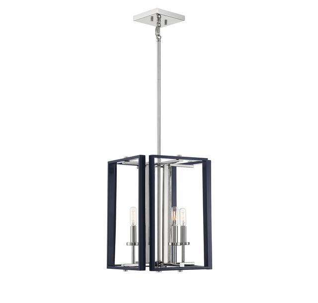 Savoy House Champlin 4-Light Pendant Light in Polished Nickel - 3-8881-4-174