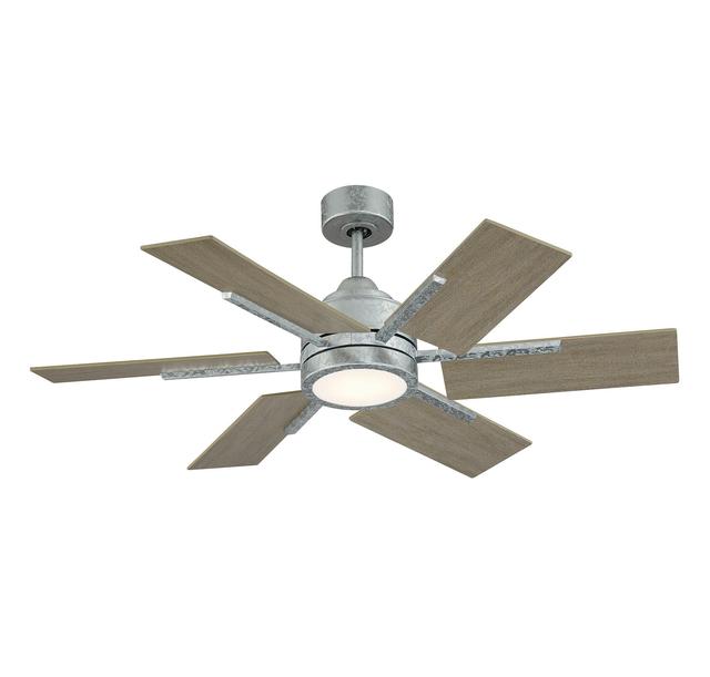 Savoy House Farmhouse II 44" Ceiling Fan in Galvanized - 44-770-6WO-168