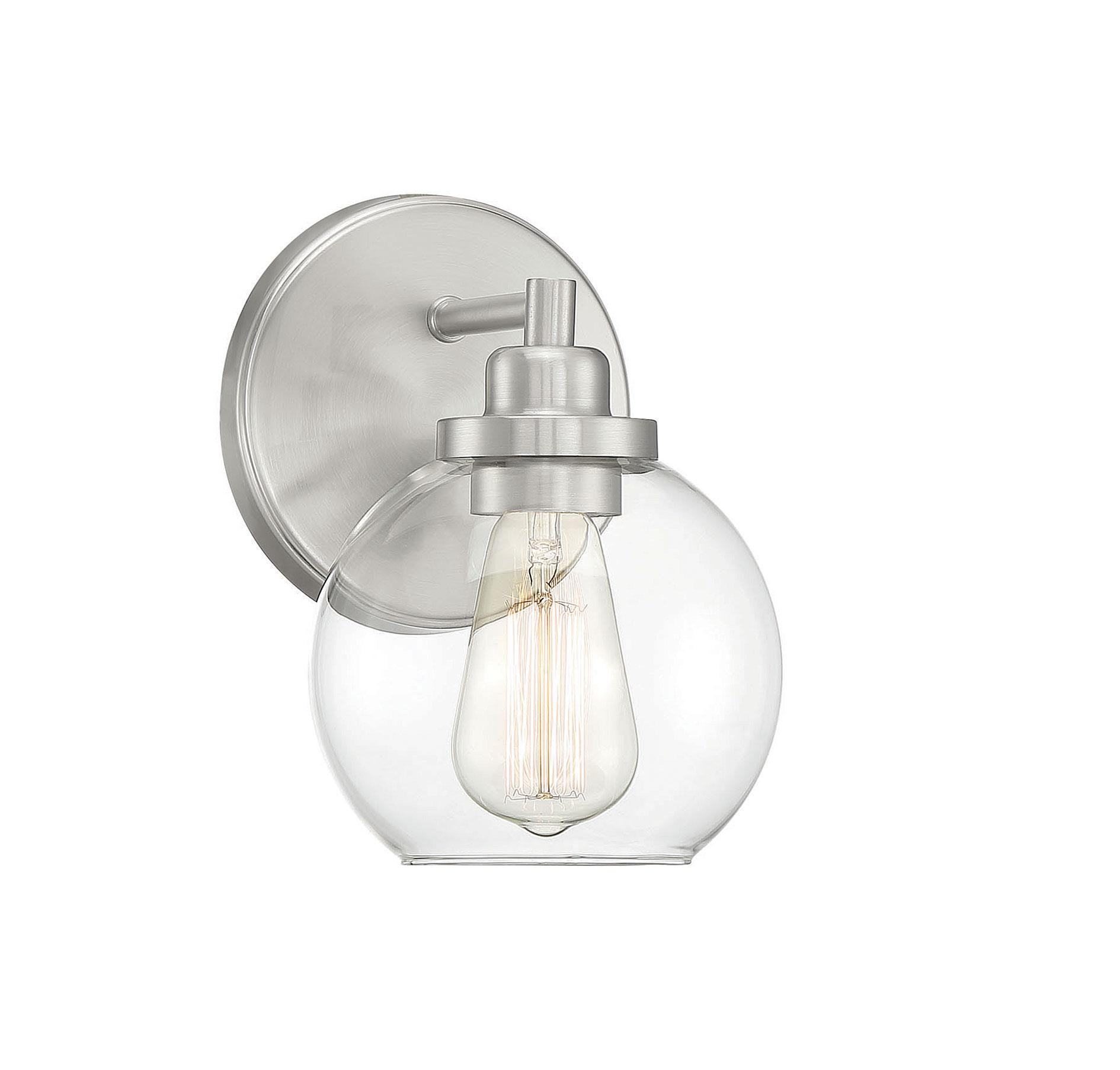 Savoy House Carson Wall Sconce in Satin Nickel - 9-4050-1-SN