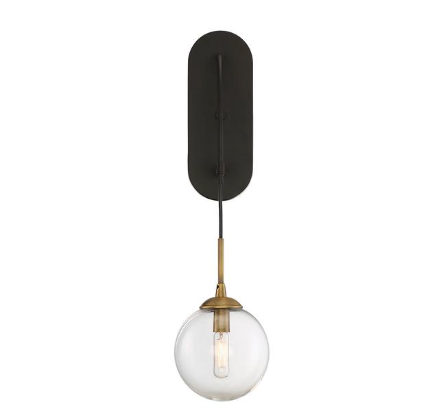 Savoy House Fulton Wall Sconce in English Bronze & Warm Brass - 9-5005-1-79
