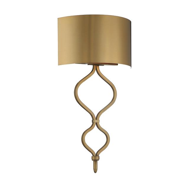 Savoy House Como Wall Sconce in Warm Brass - 9-6520-1-322