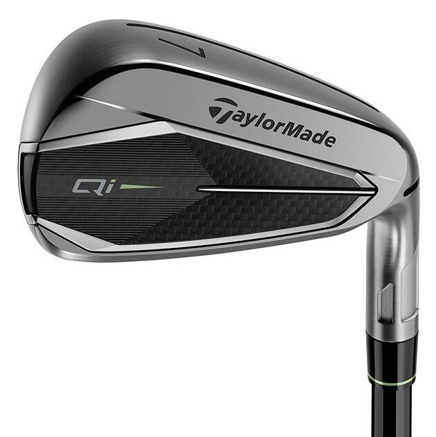 Pre-Owned Trade In Taylormade Golf Qi Gunmetal Irons Steel MRH Extra Stiff 5-PW/AW Irons [ Kbs Tour Steel ] * Like New *