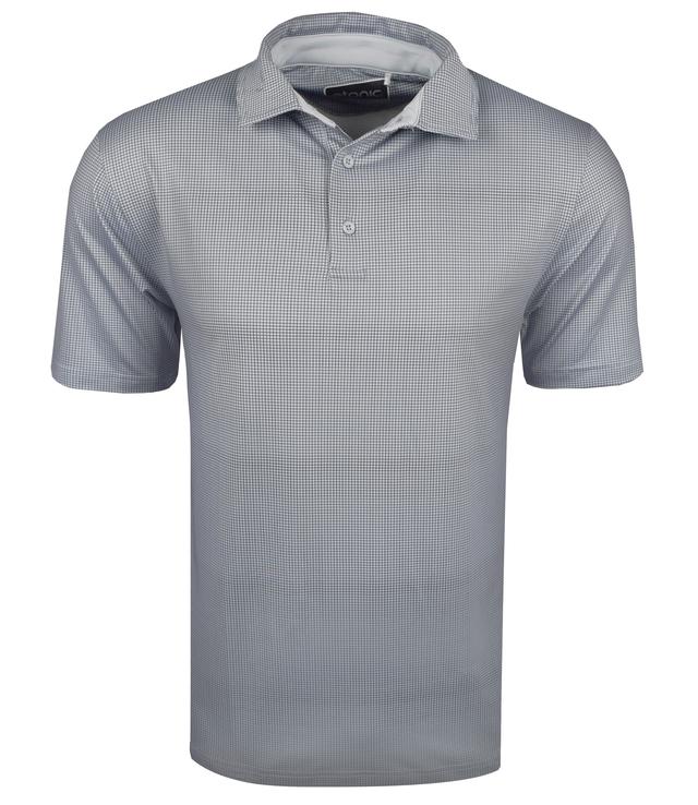 Etonic Golf Gingham Print Polo