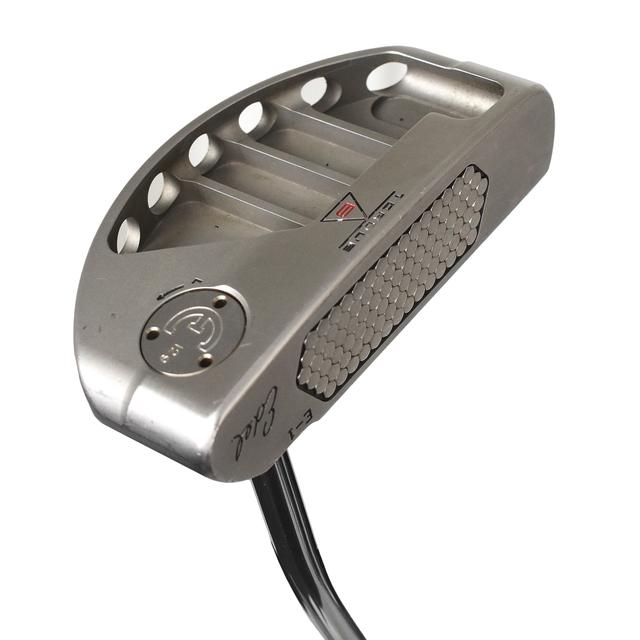 Pre-Owned Trade In Edel Golf E-1 Torque Balanced Platinum Putter Steel MRH Putter [ Edel Stock Steel ] 36" Heel Shafted * Very Good *