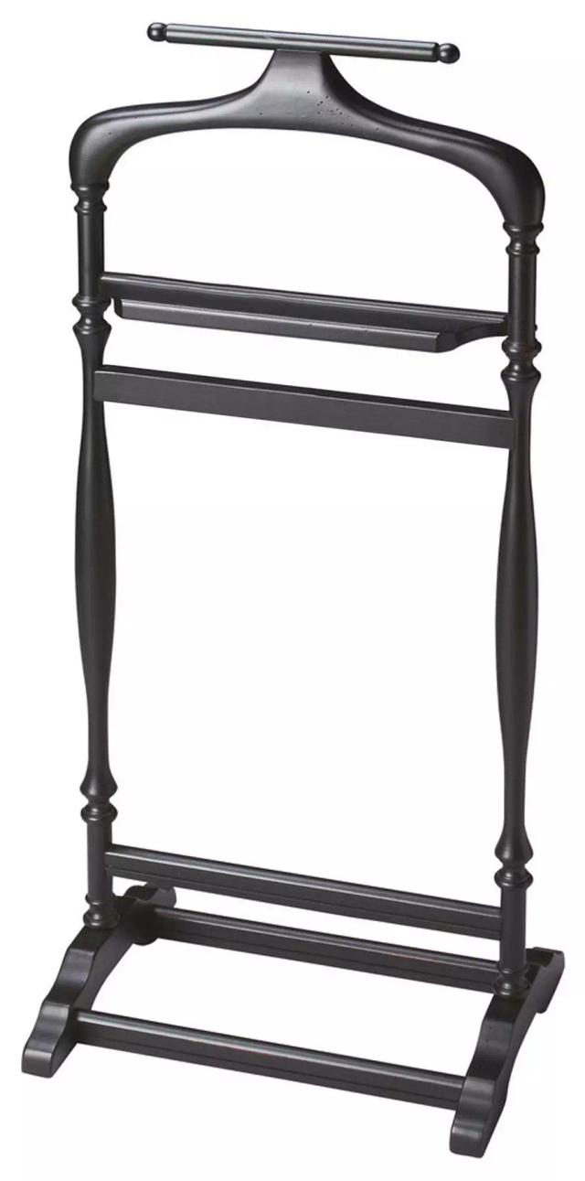 Judson Black Licorice Valet Stand