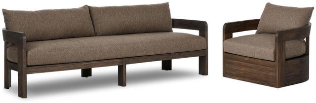 Jackson Ellor Brown Upholstered Outdoor Living Room Set