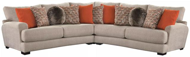 Ava Cashew 3 Piece Sectional