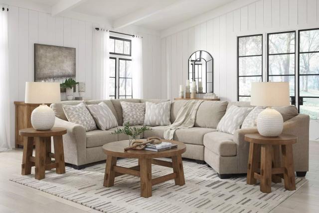 Brogan Bay Cork 3 Piece Sectional with RAF Cuddler