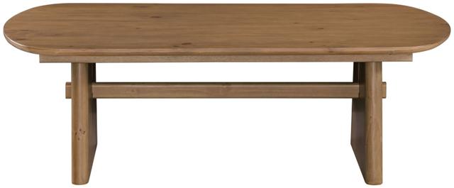 Knox Natural Pine Rectangular Cocktail Table