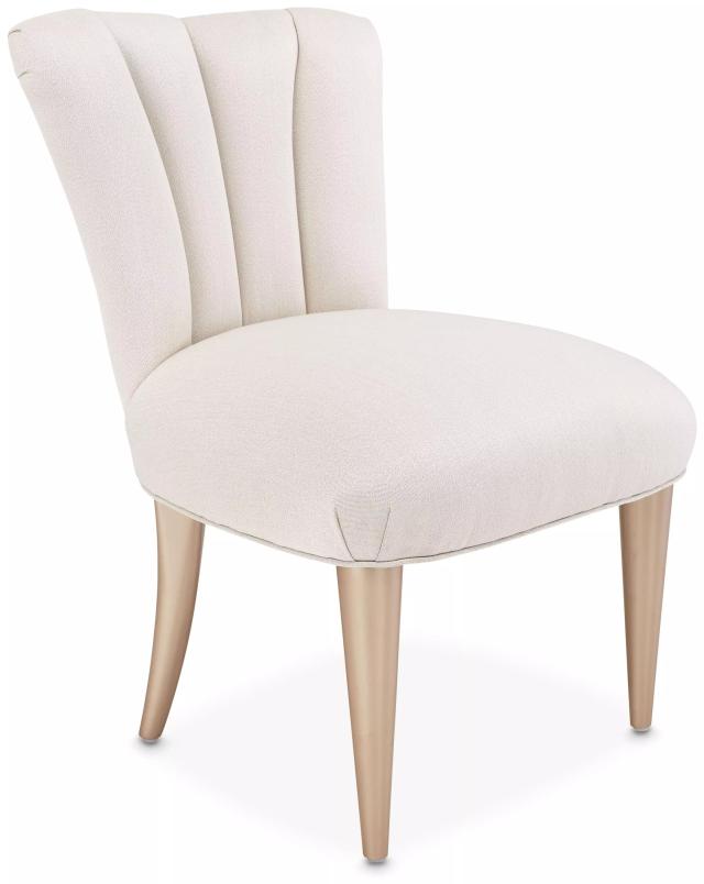 La Rachelle Champagne Vanity Chair