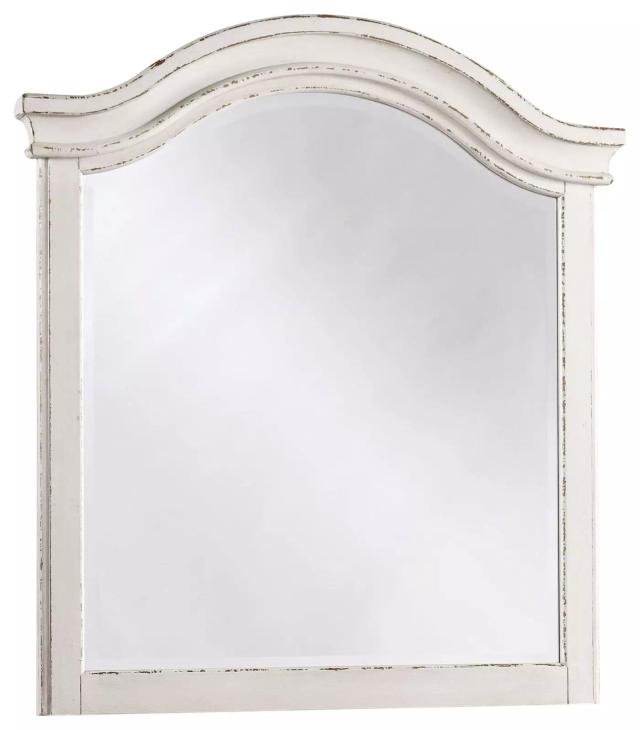 Realyn Chipped White Youth Mirror