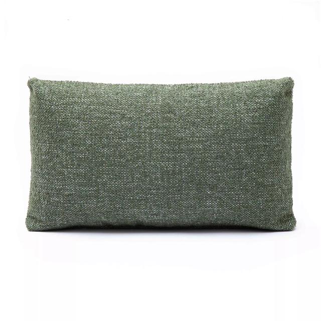 Malolo Green Basketweave Rectangular Vegan Down Pillow