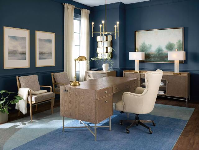 Sonnet Light Earth Tone Executive Home Office Set