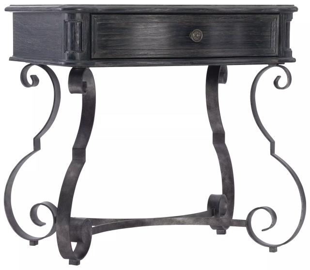 Villa Toscana Ember And Textured Carbone Nightstand