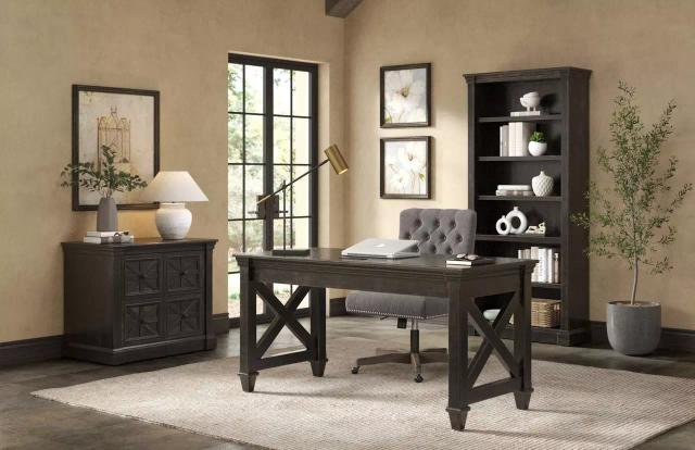Kingston Dark Brown Writing Home Office Set