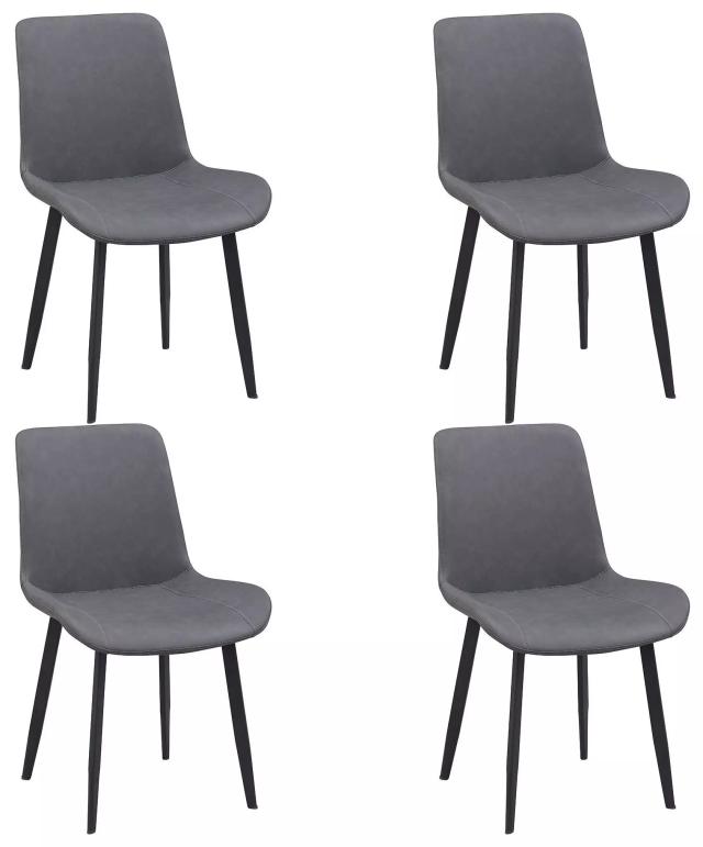 Kingsley Gray Side Chair Set of 4