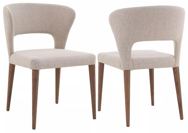 Rose Taupe Side Chair Set of 2