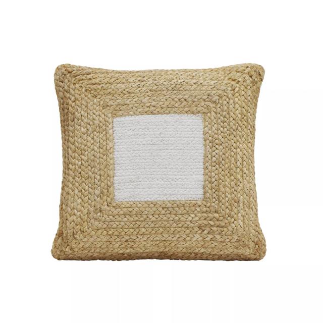 Blank Natural And Mind White Square Accent Pillow