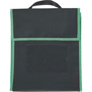 Store More Medium Book Pouches  Single Color  Set Of 4 Color Black with Green Trim by Really Good Stuff LLC