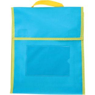 Store More Medium Book Pouches  Single Color  Set Of 4 Color Blue Neon by Really Good Stuff LLC