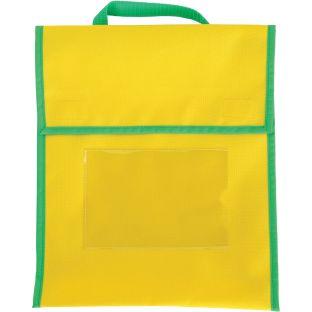 Store More Medium Book Pouches  Single Color  Set Of 4 Color Yellow by Really Good Stuff LLC