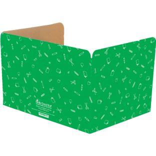 Large Privacy Shields  Set of 12  Matte Color Green by Really Good Stuff LLC