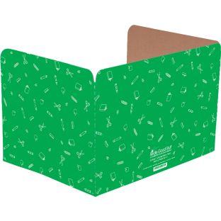 Standard Privacy Shields  Set of 12  Matte Color Green by Really Good Stuff LLC