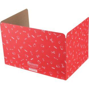 Standard Privacy Shields Set of 12 Matte Color Red by Really Good Stuff LLC