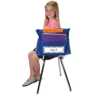 Store More Dual Storage Deep Pocket Chair Pockets 36 Pack Blue Mint by Really Good Stuff LLC