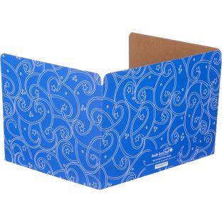 Standard Privacy Shields Set of 12 Star and Swirl Matte Color Blue by Really Good Stuff LLC