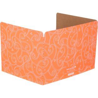 Standard Privacy Shields Set of 12 Star and Swirl Matte Color Orange by Really Good Stuff LLC