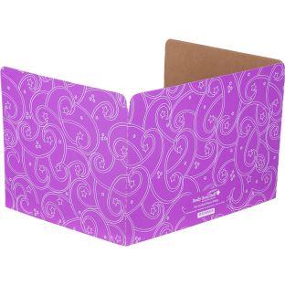 Standard Privacy Shields Set of 12 Star and Swirl Matte Color Purple by Really Good Stuff LLC