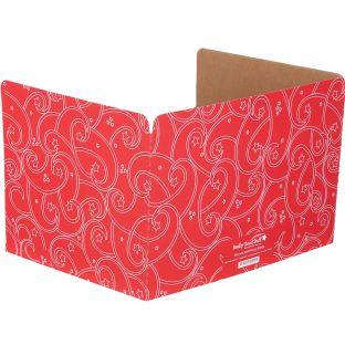 Standard Privacy Shields Set of 12 Star and Swirl Matte Color Red by Really Good Stuff LLC