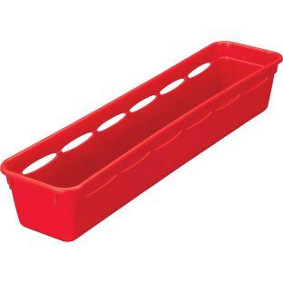 Ruler And Supplies Baskets  12 Pack Color Red by Really Good Stuff LLC