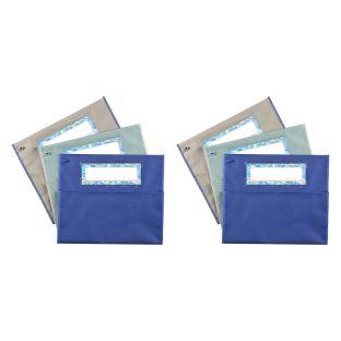 Store More Chair Pocket Cool and Calm Colors Set of 6 by Really Good Stuff LLC