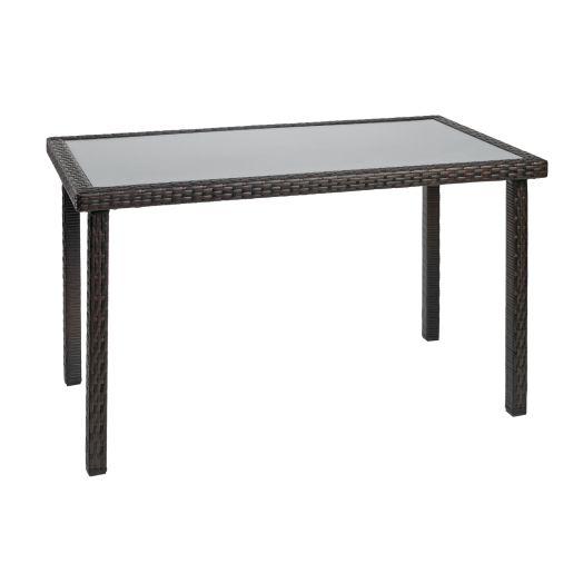Outdoor Smooth Top Wicker Table -26" (School Age Height)