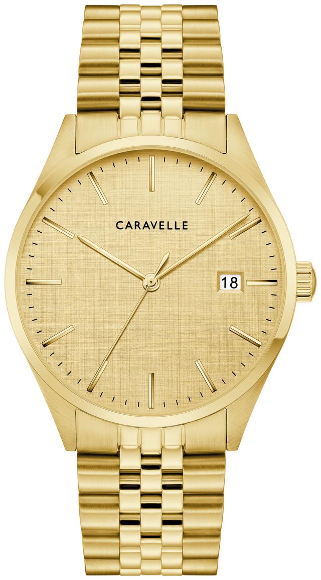 Caravelle Classic Stainless Steel Bracelet Dress Classic Men's Watch - 44B132 Gifts for Him Bulova Watches