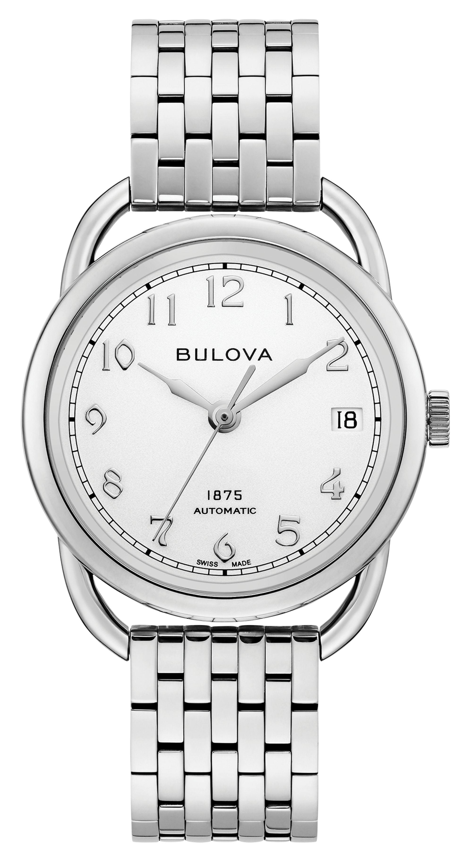 Bulova Commodore Stainless Steel Bracelet Joseph Heritage Women's Watch - 96M153 Gifts for Her