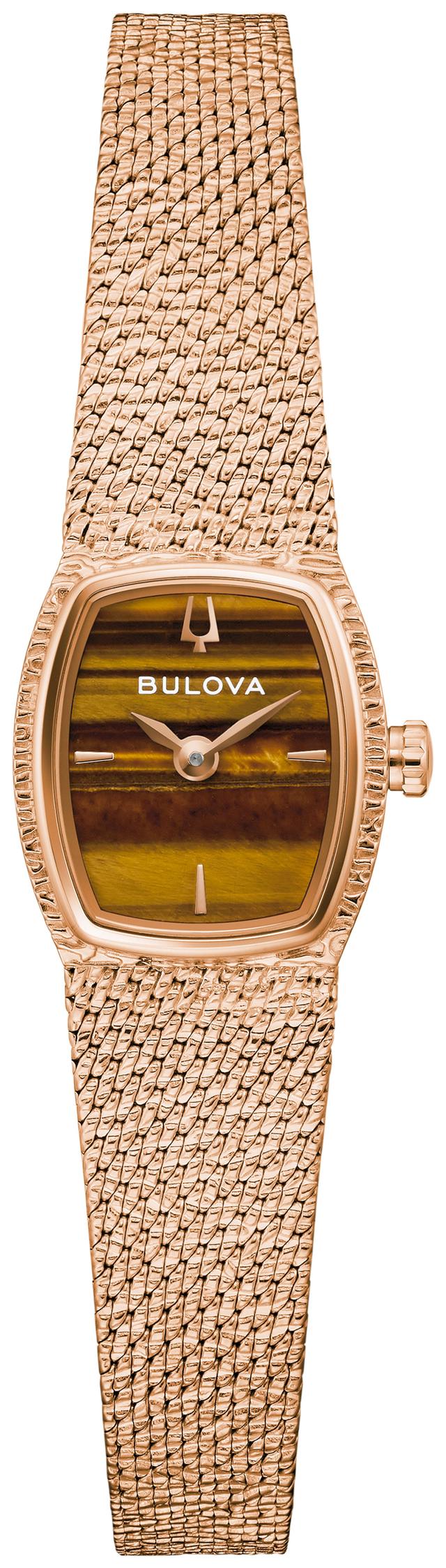 Bulova Goddess of Time Stainless Steel Bracelet Classic Dress Classic Women's Watch - 97L185 Gifts for Her