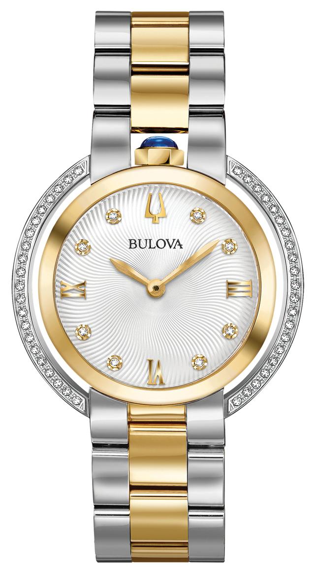 Bulova Rubaiyat Stainless Steel Bracelet Classic Dress Classic Women's Watch - 98R246 Gifts for Her