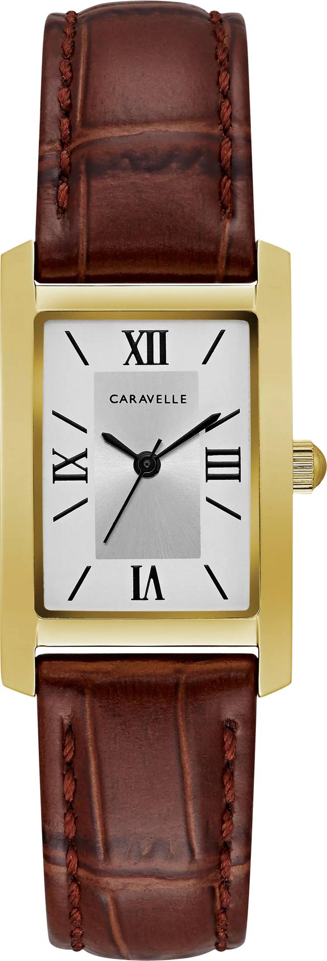 Caravelle Dress Leather Strap Classic Dress Classic Women's Watch - 44L234 Gifts for Her Bulova Watches